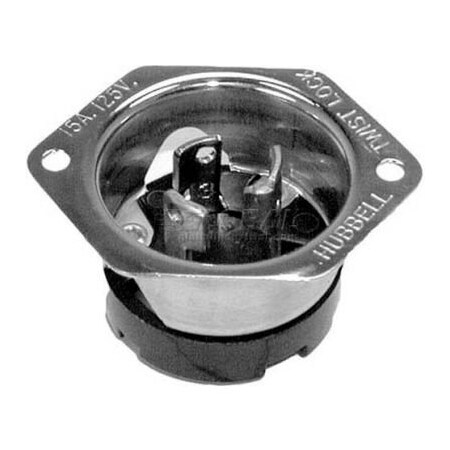 Allpoints 38-1331 Flange Inlet, 120, Receptacle, Heating Elements, (Ccc Item W-657) (Ics Item